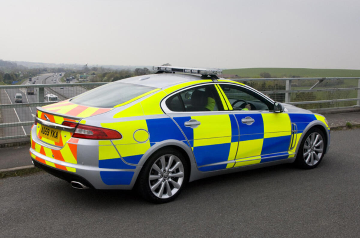 Jaguar XF police car launched