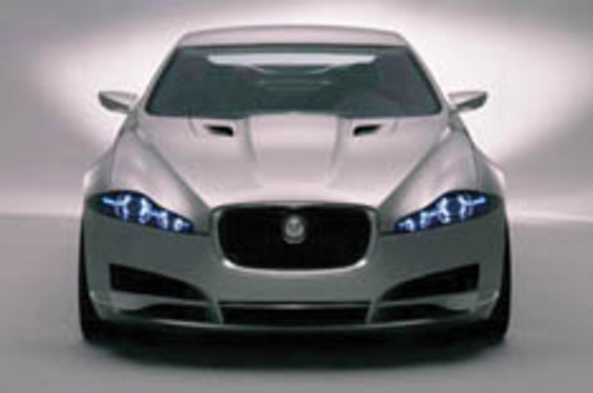 Jag's sexy saloon concept - the C-XF