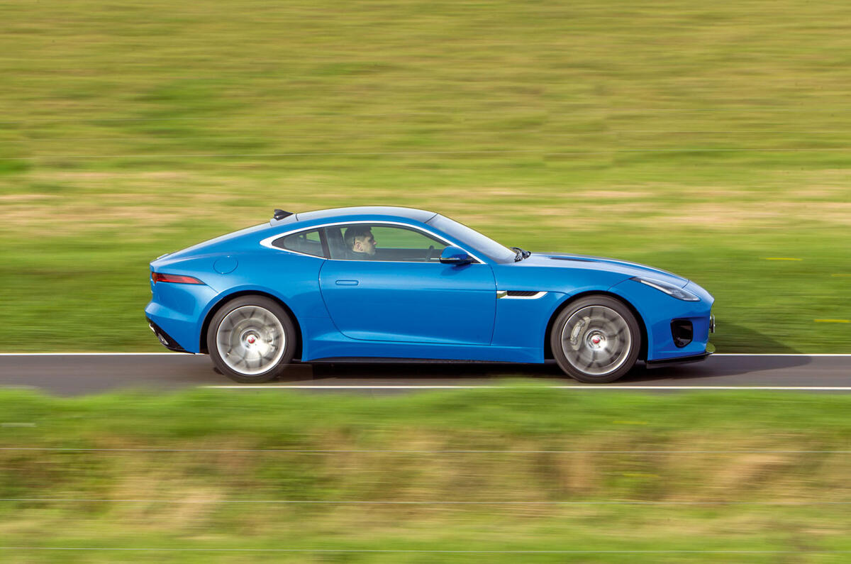 Jaguar F-Type 2.0 side profile