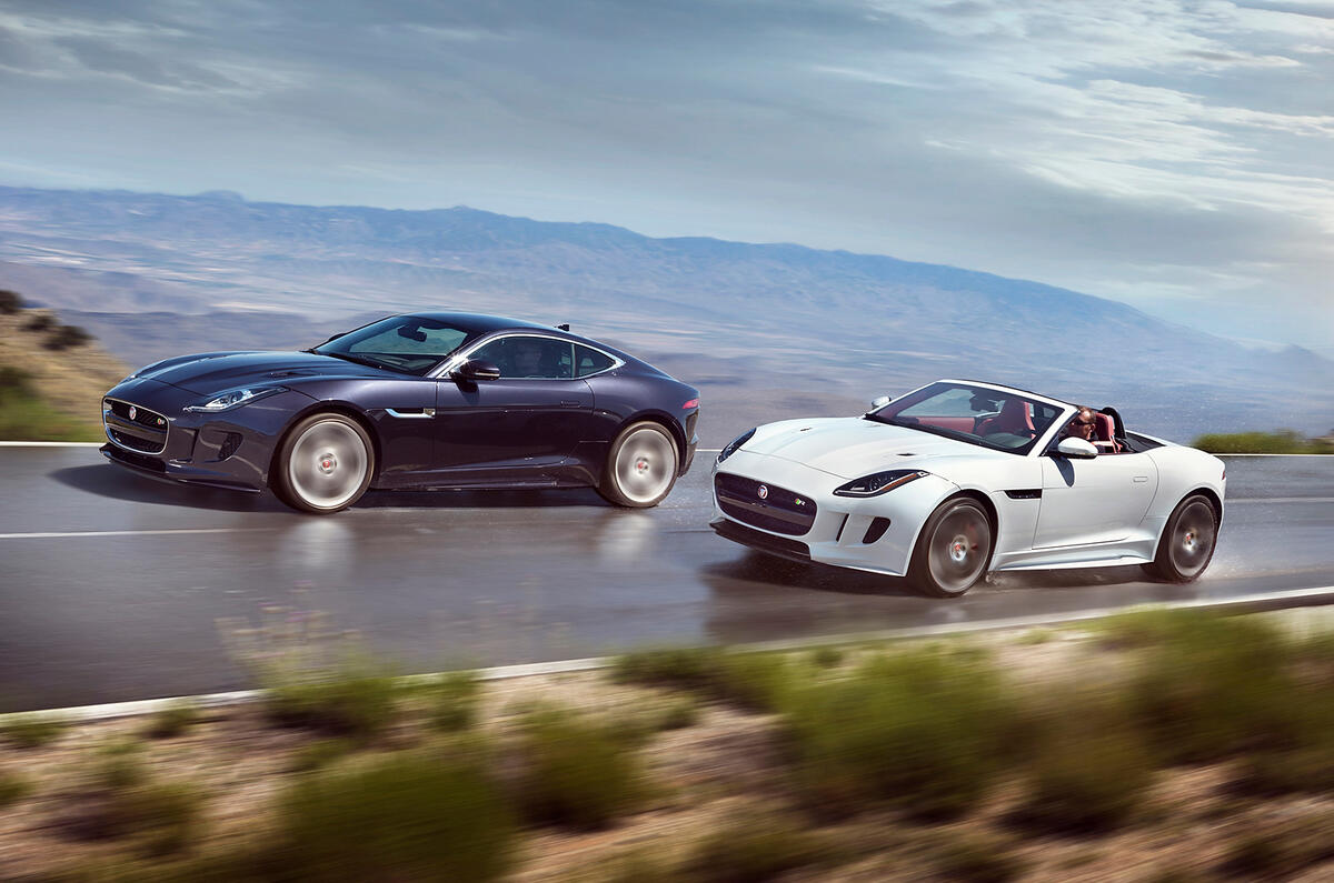 Jaguar confirms manual and AWD options for MY2016 F-type