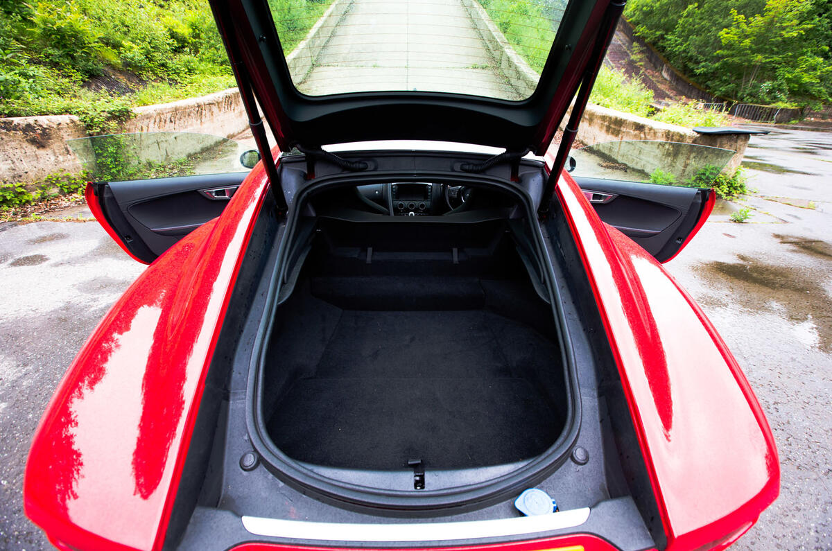 Jaguar F-Type boot space