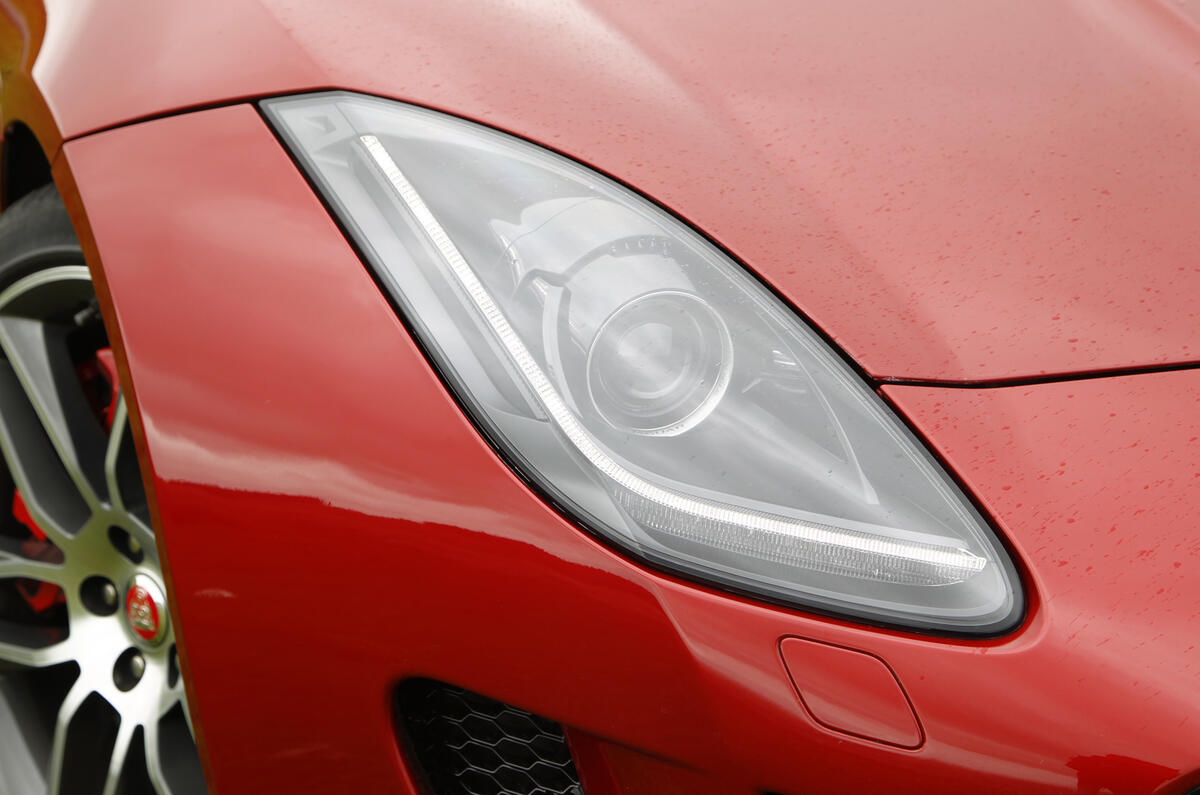 Jaguar F-Type R headlight