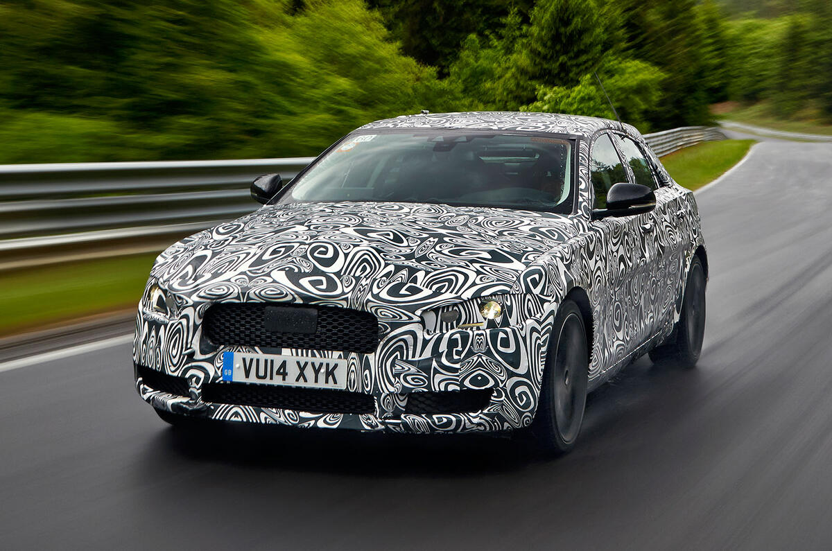 Jaguar XE revealed ahead of 2015 launch Jaguar XE revealed ahead of 2015 launch