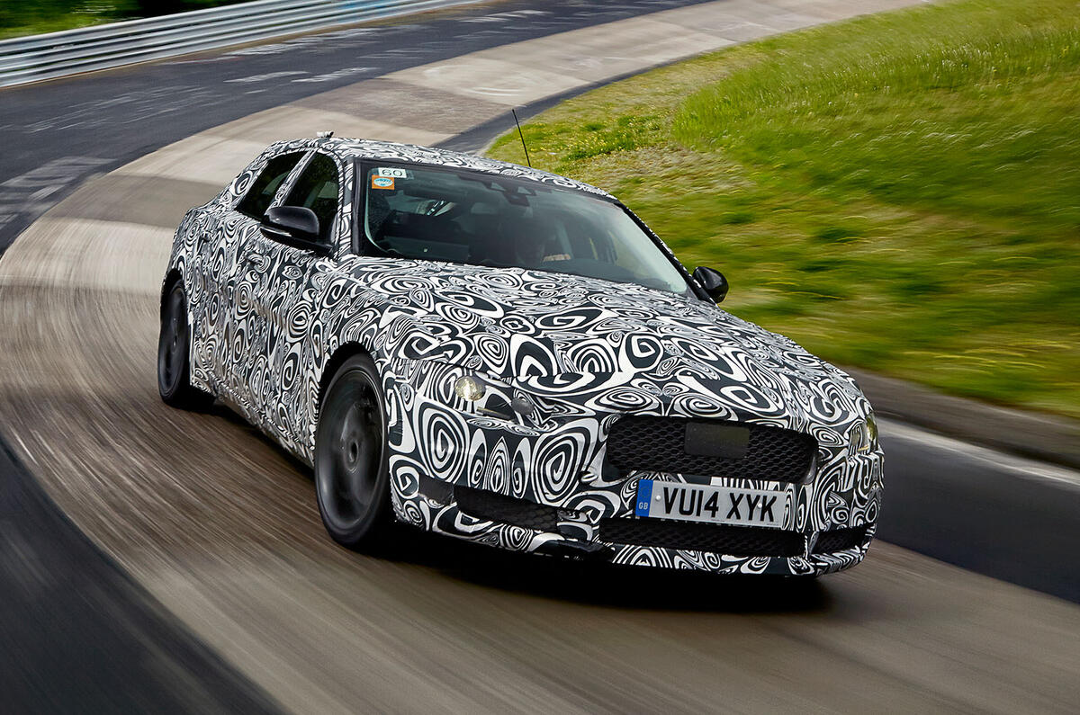 Jaguar XE revealed ahead of 2015 launch Jaguar XE revealed ahead of 2015 launch