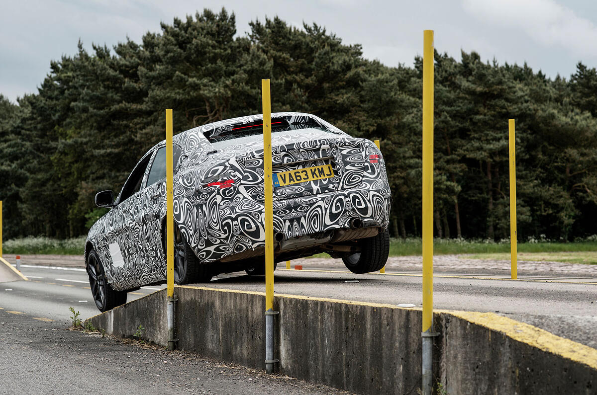 Jaguar XE revealed ahead of 2015 launch Jaguar XE revealed ahead of 2015 launch