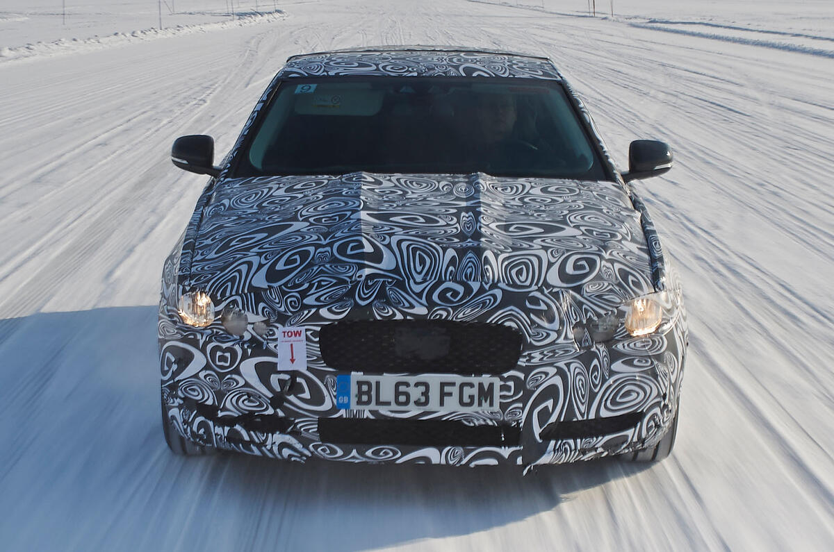 Jaguar XE revealed ahead of 2015 launch Jaguar XE revealed ahead of 2015 launch