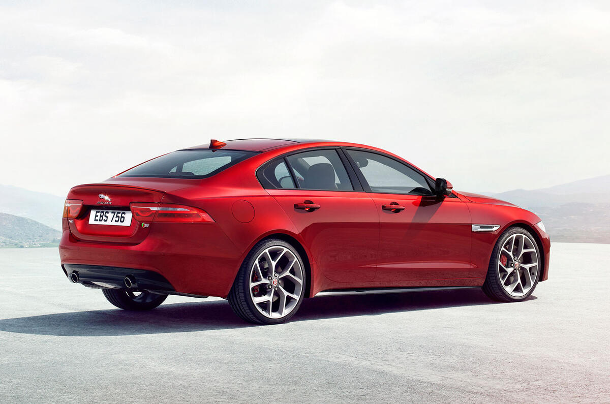 Jaguar XE revealed ahead of 2015 launch Jaguar XE revealed ahead of 2015 launch