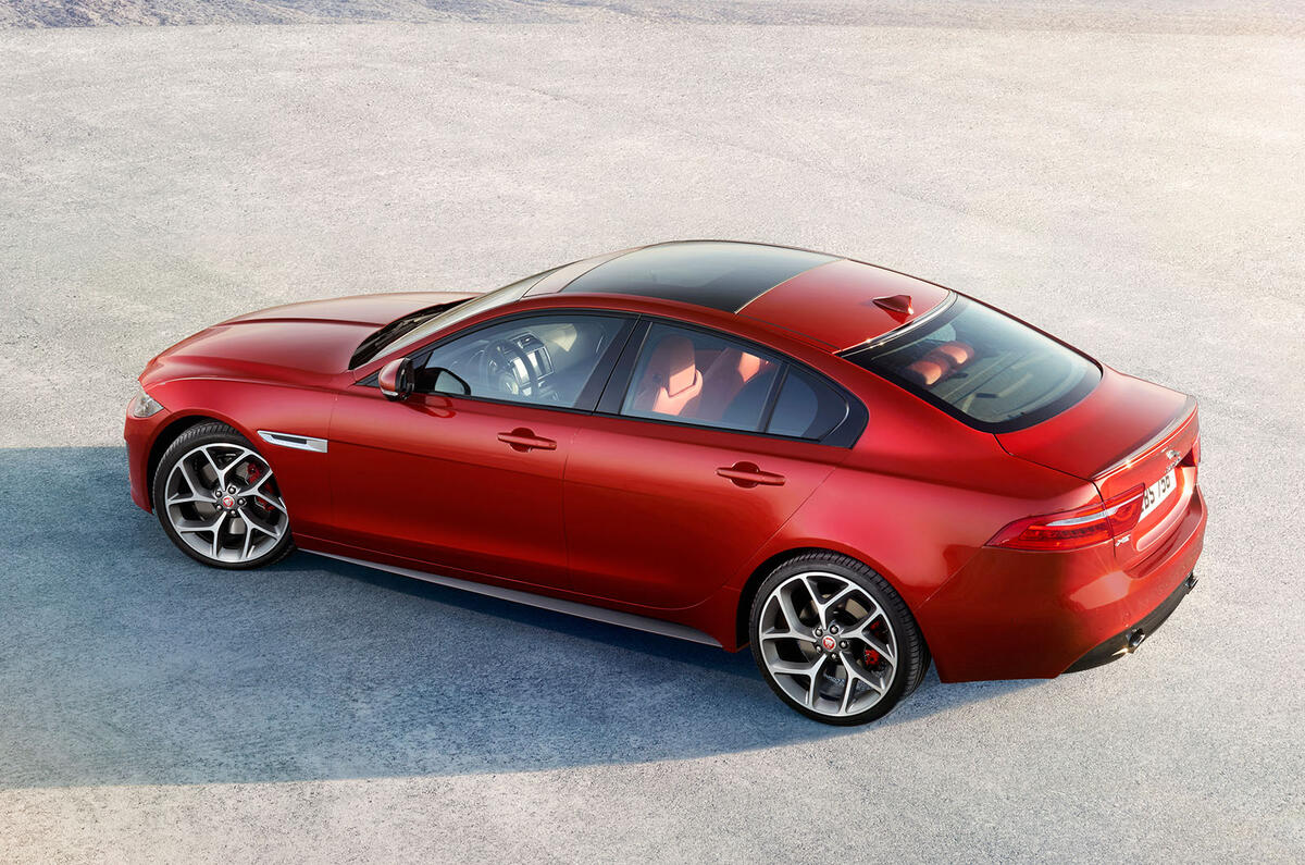 Jaguar XE revealed ahead of 2015 launch Jaguar XE revealed ahead of 2015 launch