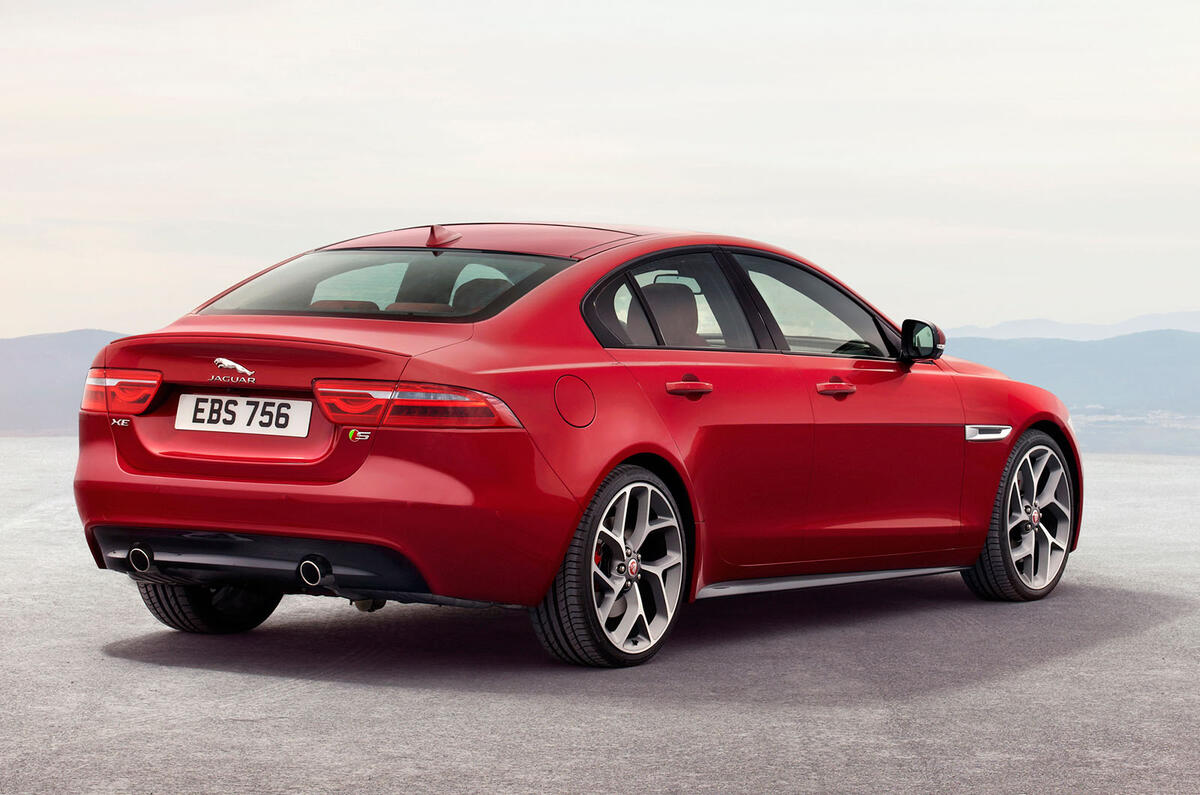 Jaguar XE revealed ahead of 2015 launch Jaguar XE revealed ahead of 2015 launch