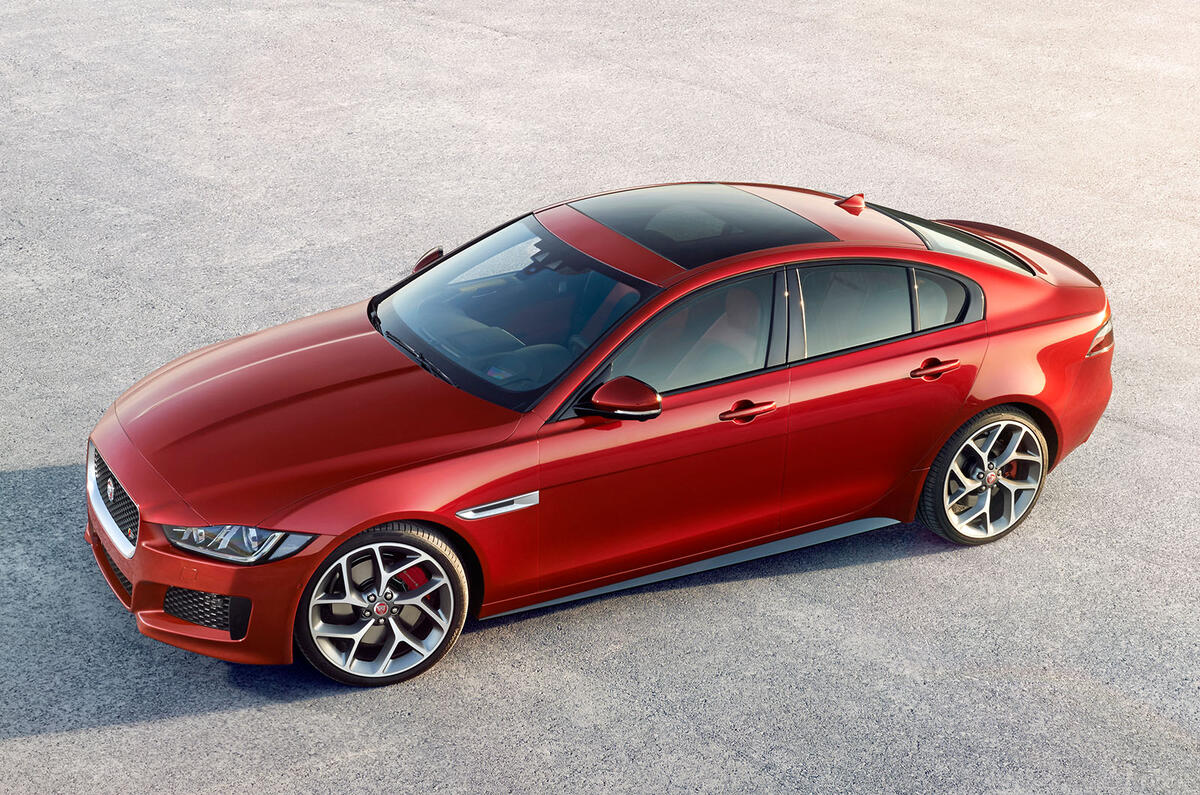 Jaguar XE revealed ahead of 2015 launch Jaguar XE revealed ahead of 2015 launch