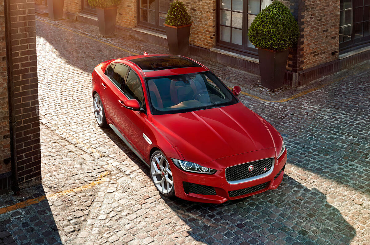 Jaguar XE revealed ahead of 2015 launch Jaguar XE revealed ahead of 2015 launch