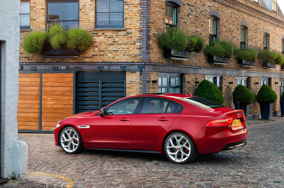 Jaguar XE revealed ahead of 2015 launch Jaguar XE revealed ahead of 2015 launch