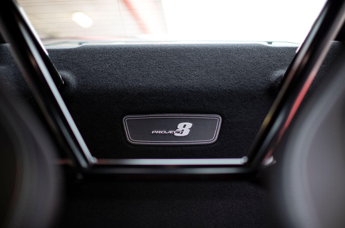 Jaguar XE SV Project 8 2018 road test review plaque