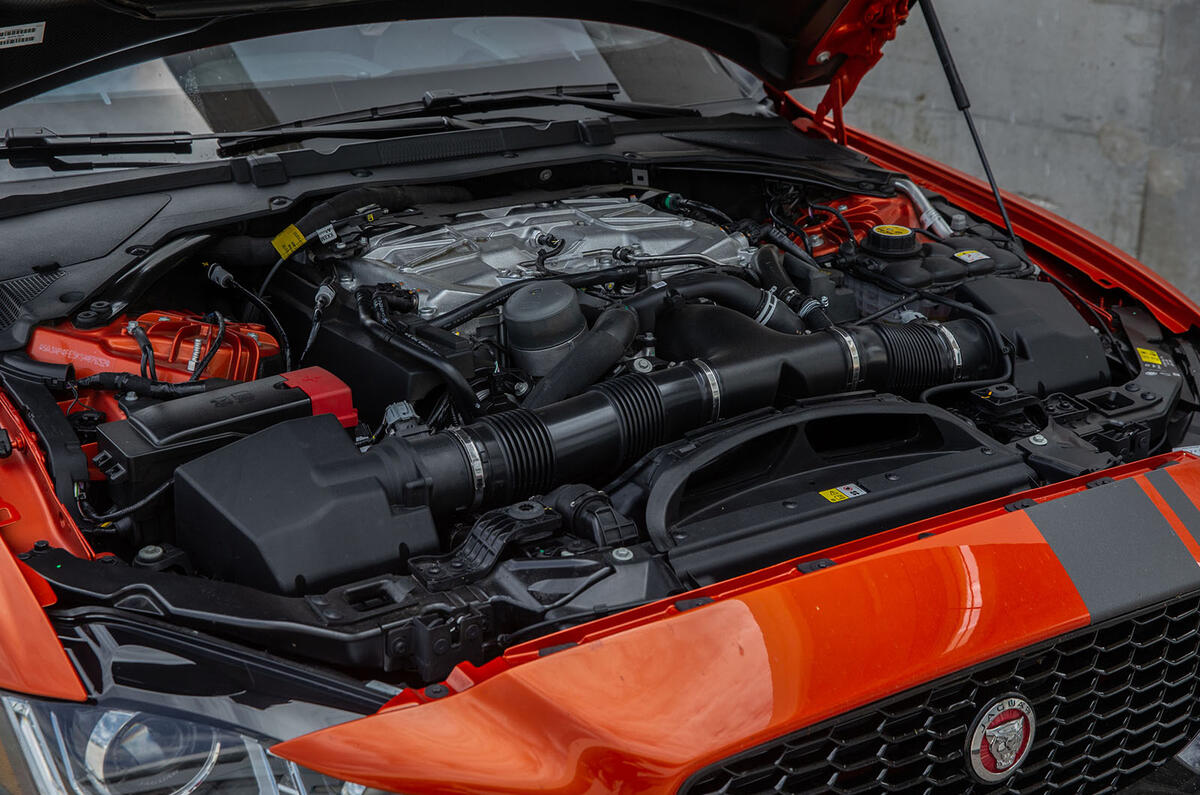 Jaguar XE SV Project 8 2018 road test review engine