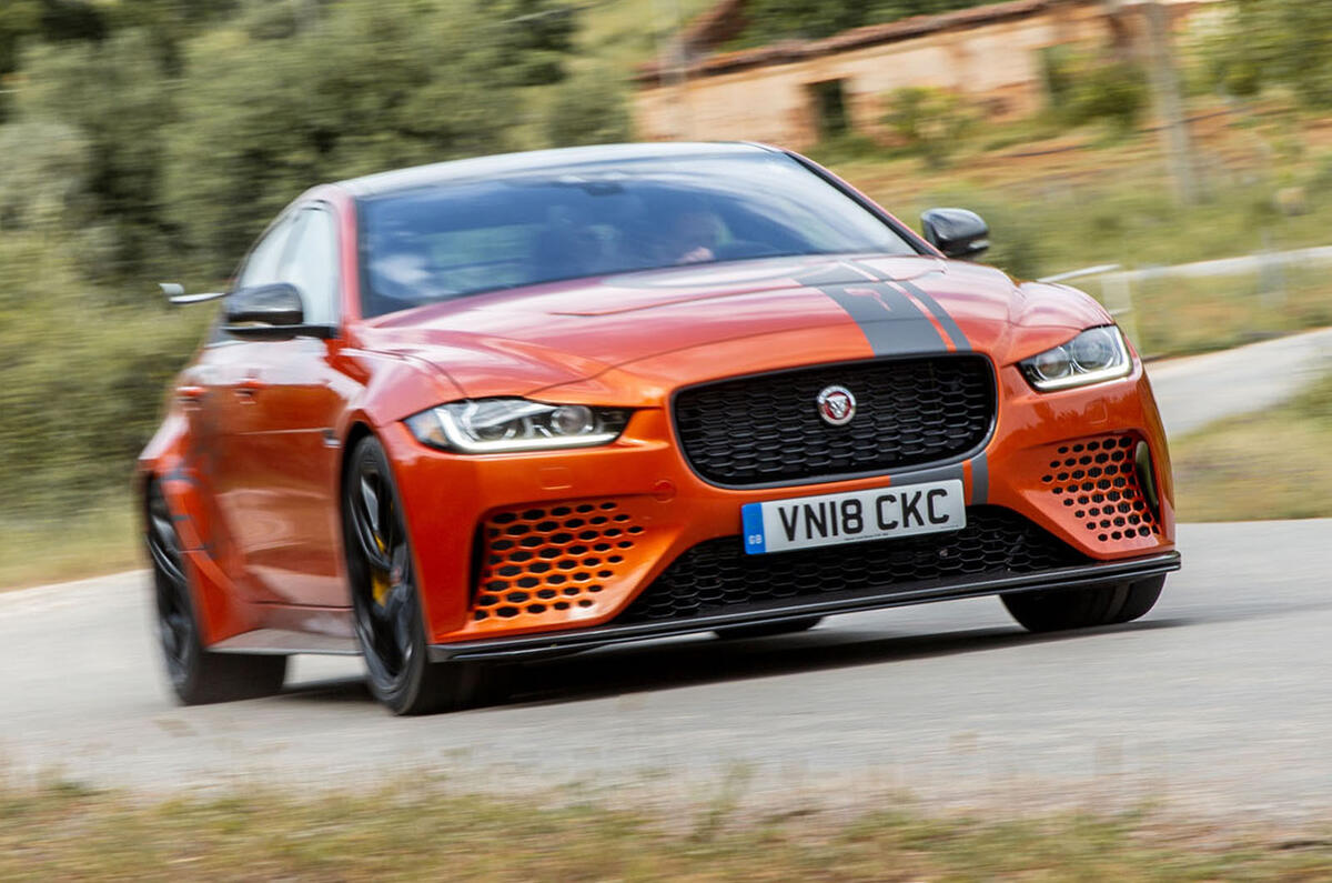Jaguar XE SV Project 8 2018 road test review cornering