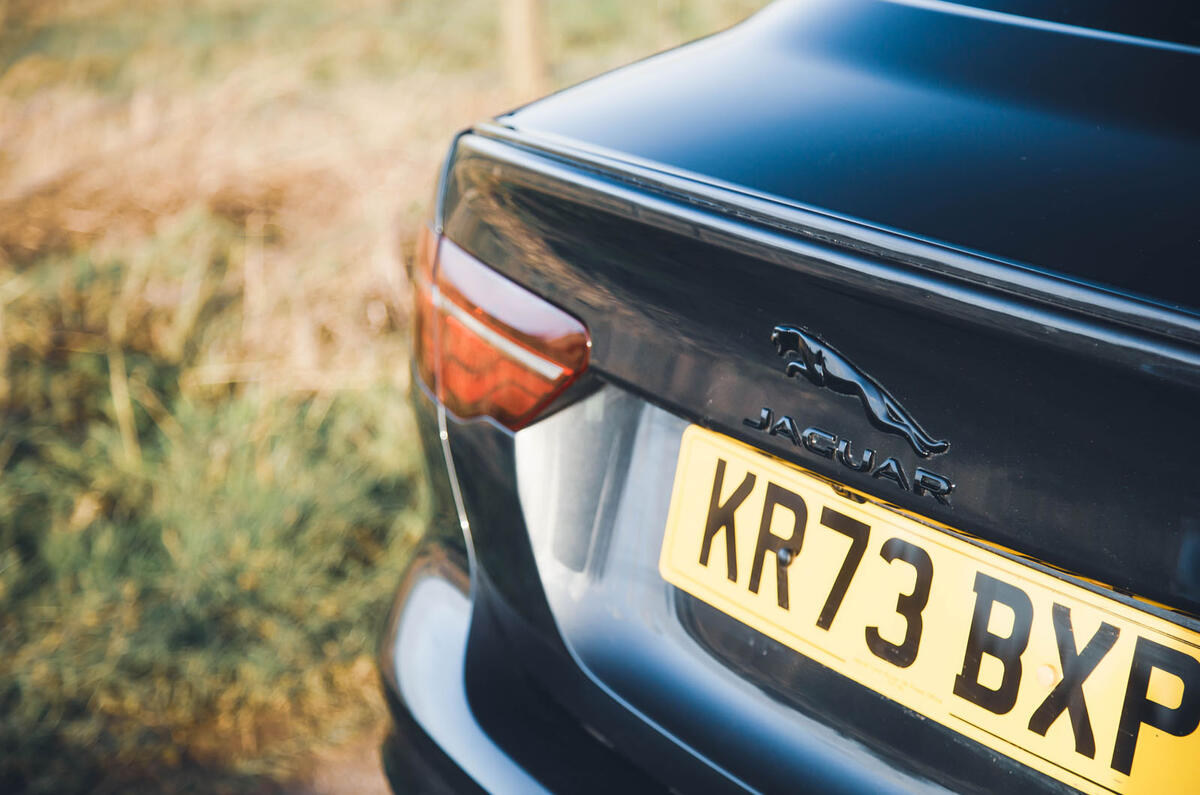 jaguar xe update review 2024 08 tailgate