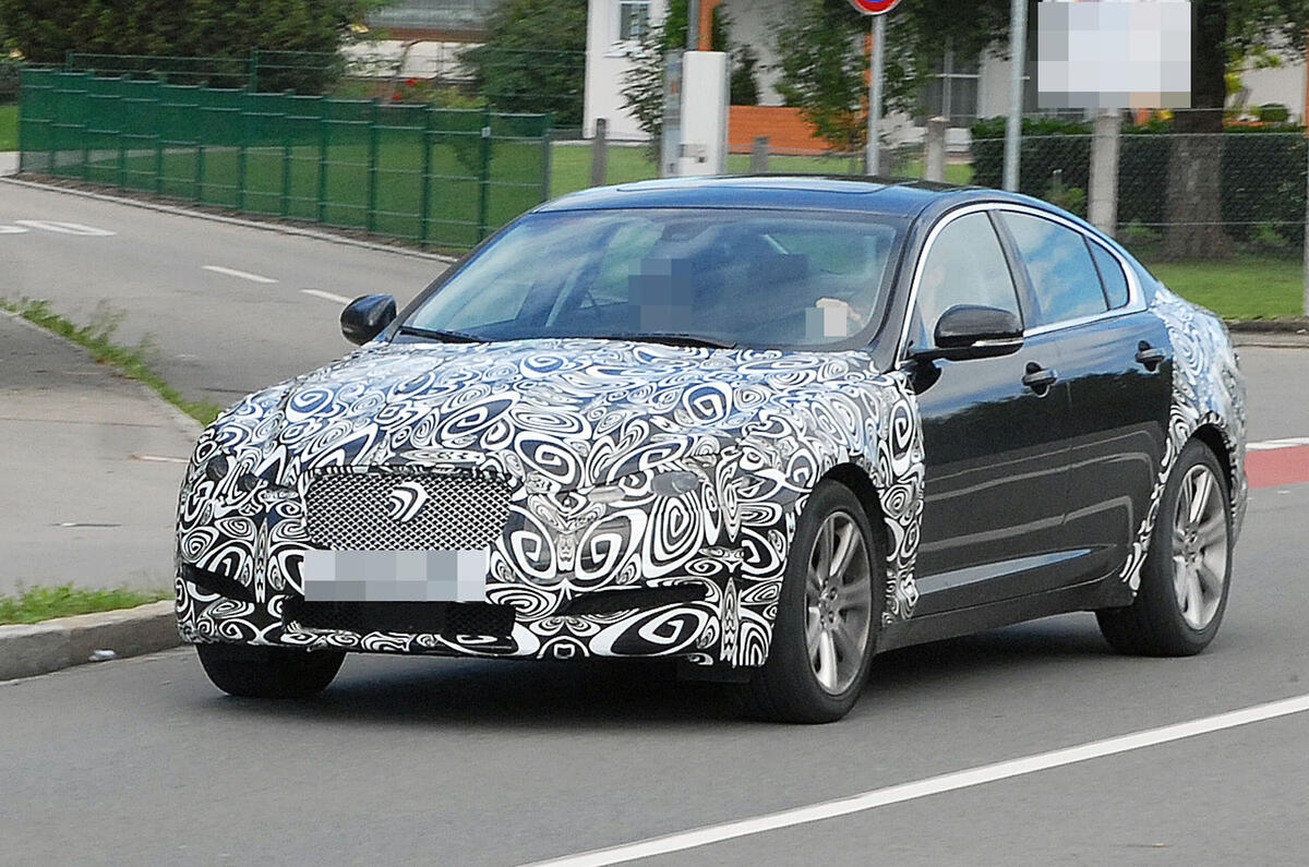 no title Jaguar XF facelift - first pics