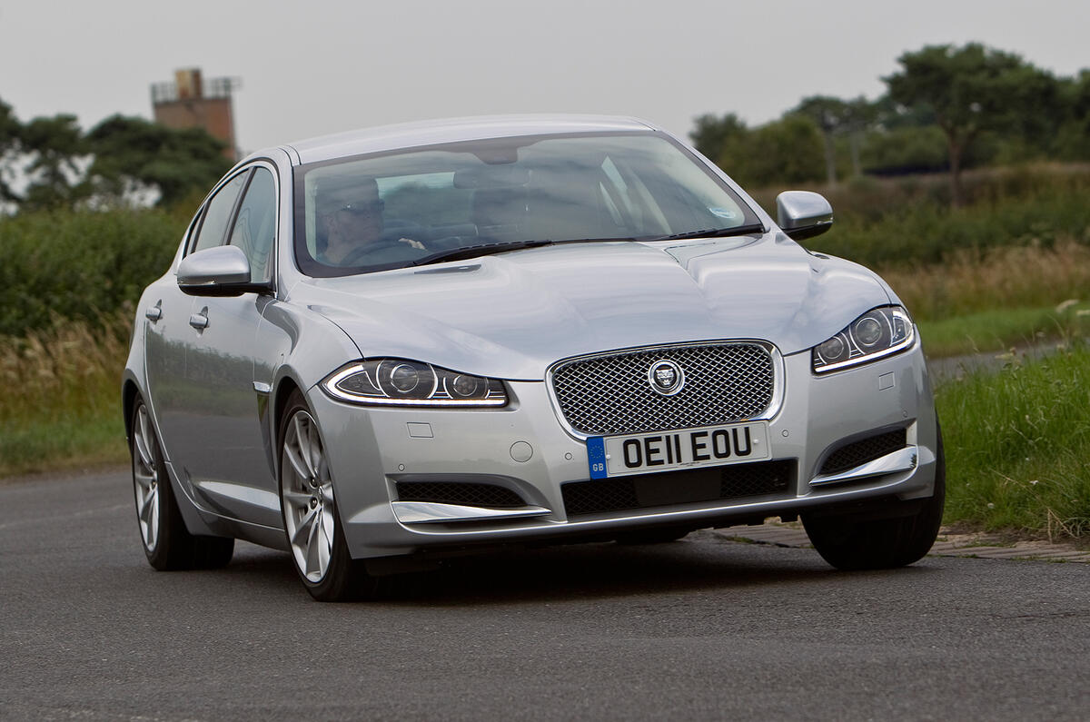 The Jaguar XF is a car that steers faithfully whatever model you choose Jaguar XF cornering