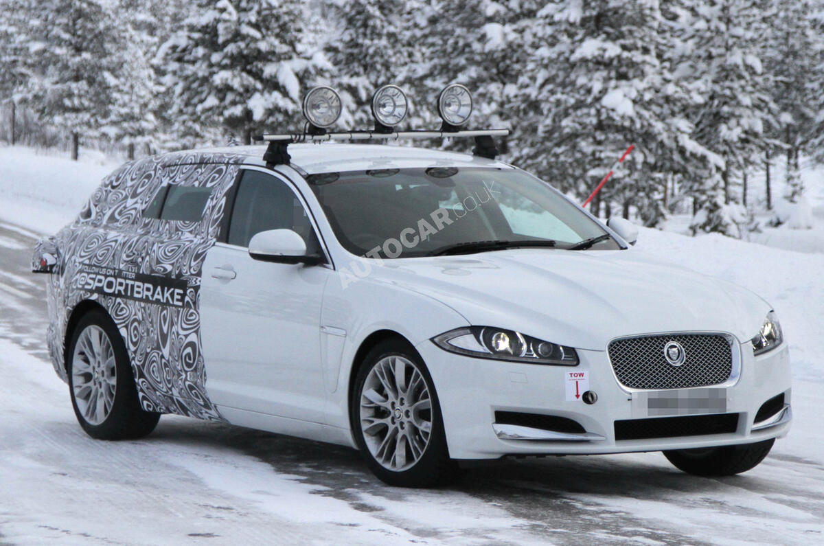no title Jaguar XF Sportbrake scooped