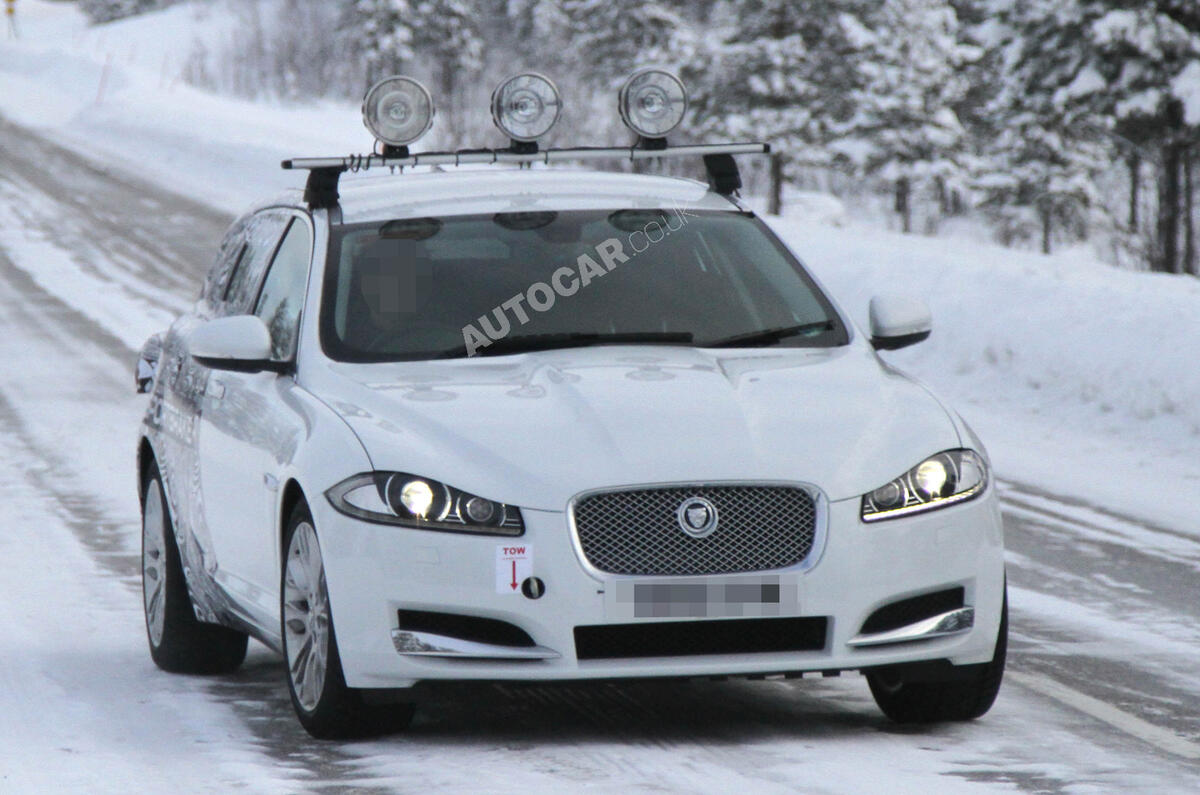 no title Jaguar XF Sportbrake scooped