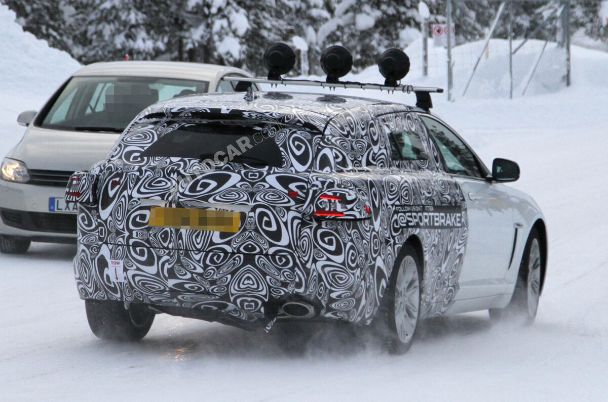 no title Jaguar XF Sportbrake scooped