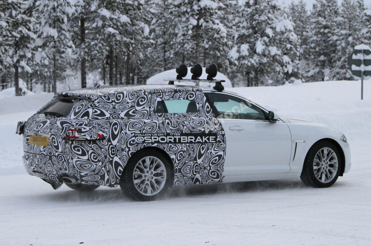 no title Jaguar XF Sportbrake scooped