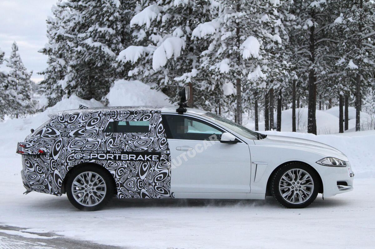 no title Jaguar XF Sportbrake scooped