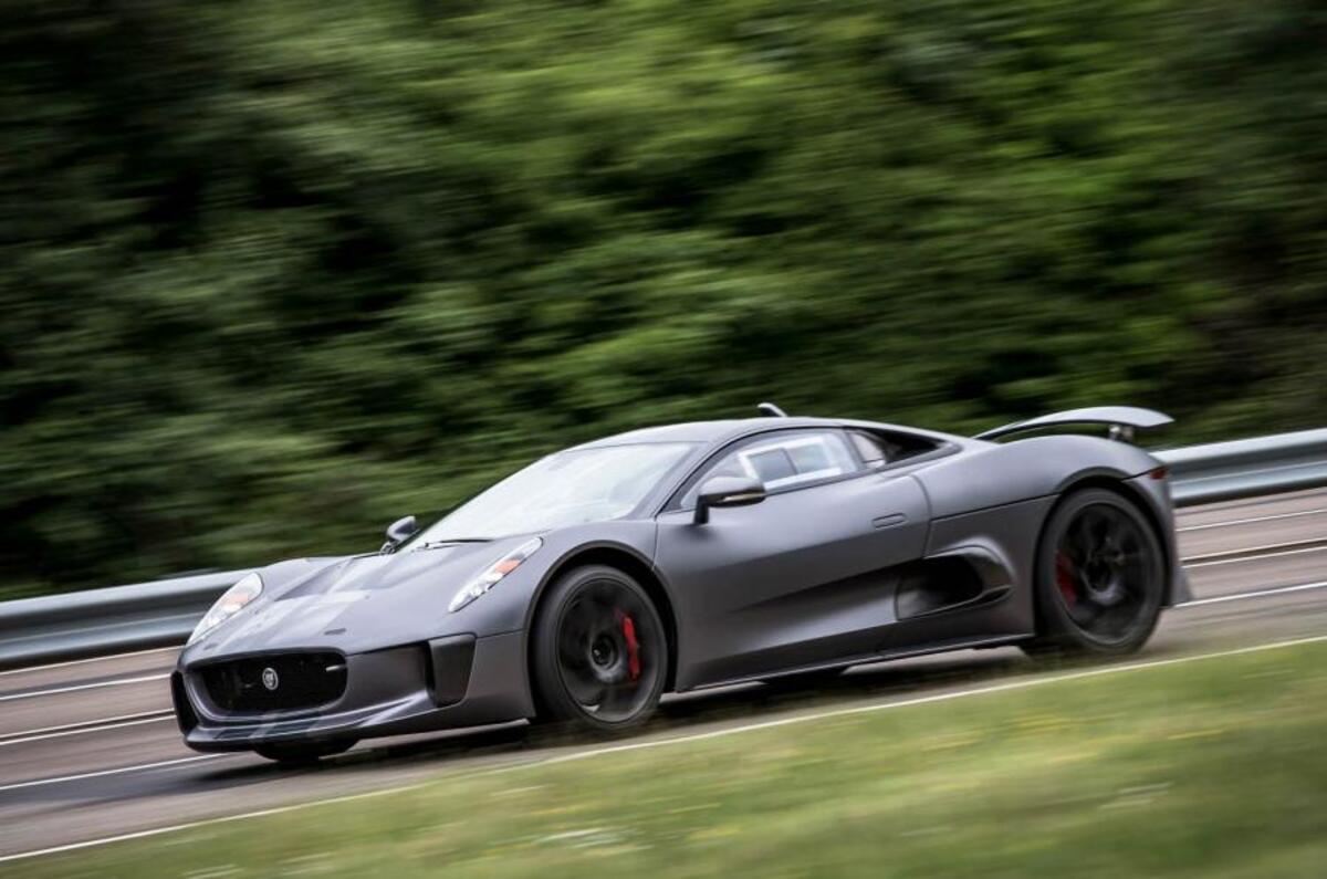 Jaguar C-X75 cornering