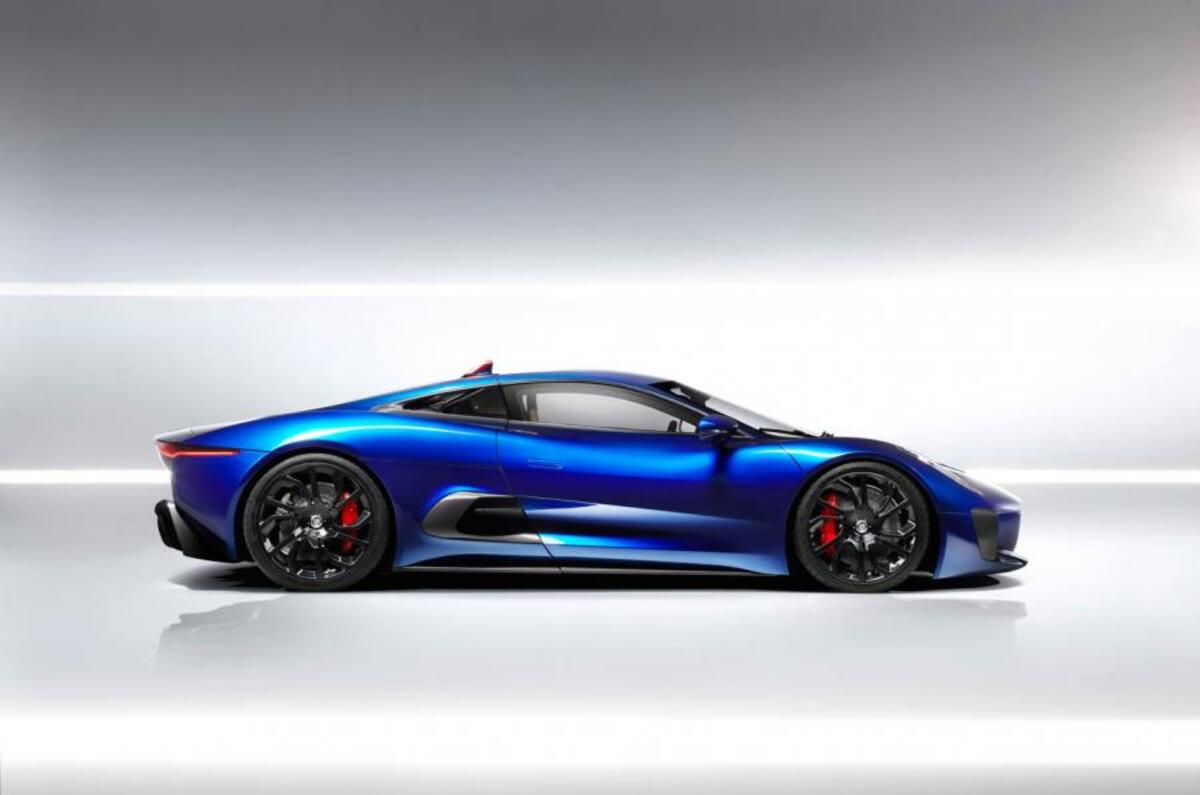 Jaguar C-X75 side profile