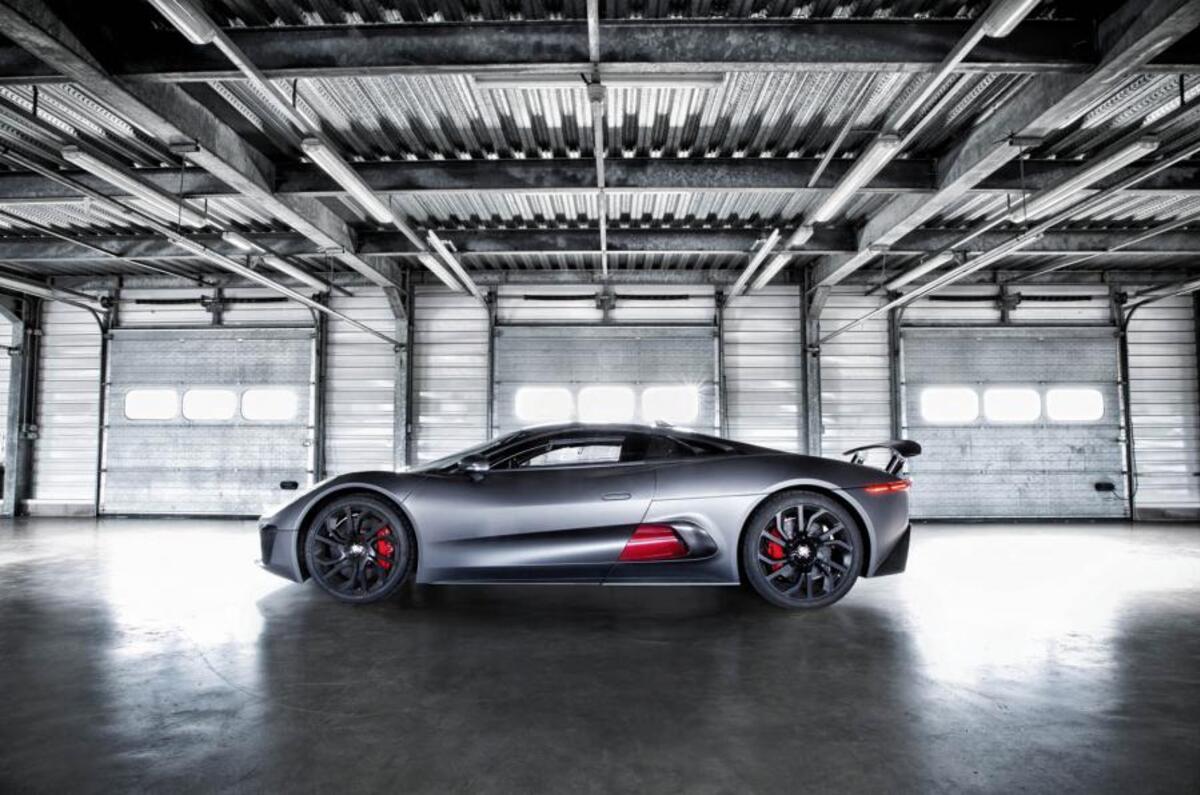 Jaguar C-X75 side profile
