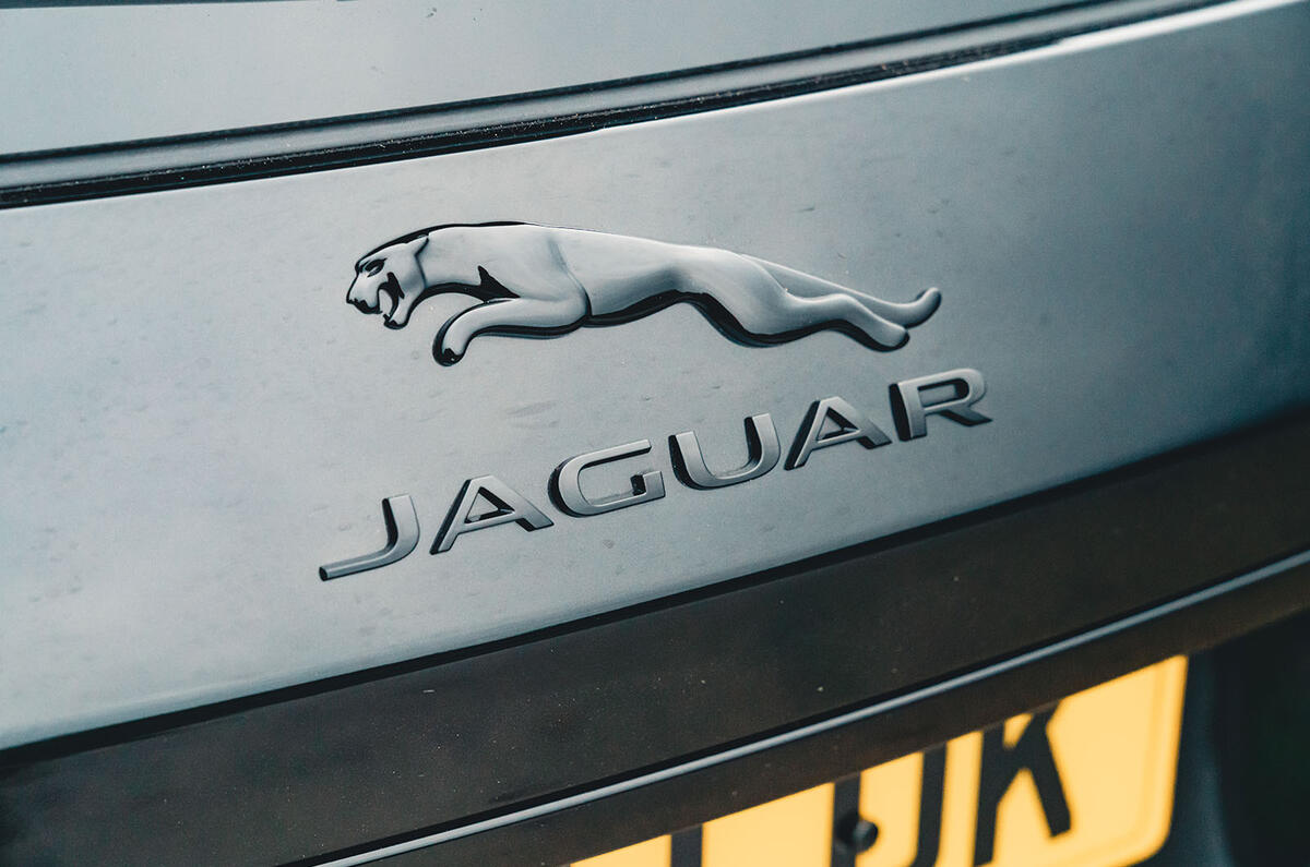Jaguar XF Sportbrake rear badge Jaguar XF Sportbrake rear badge
