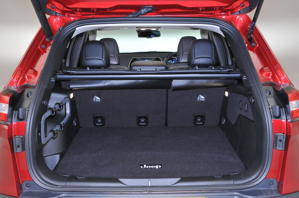 Jeep Cherokee boot space