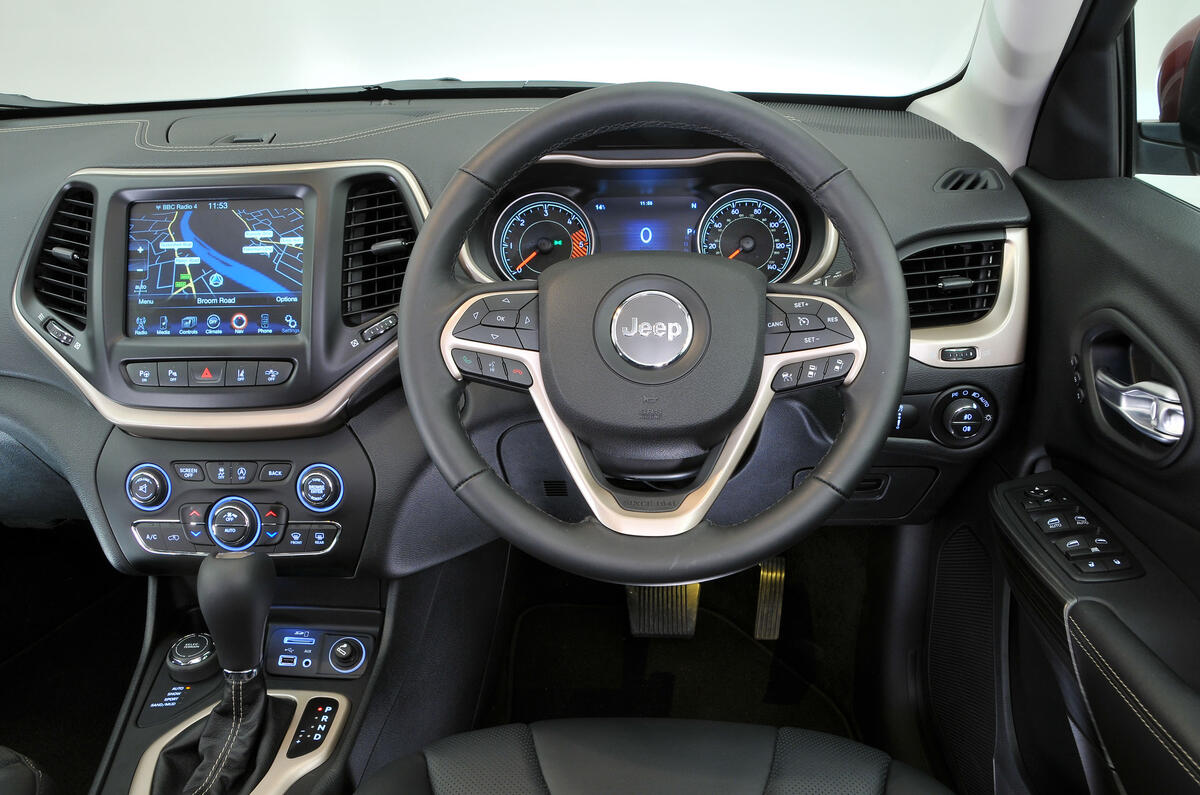 Jeep Cherokee dashboard