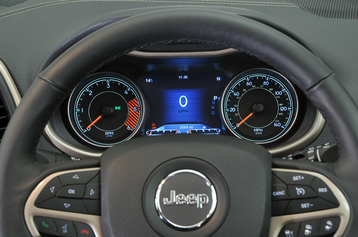 Jeep Cherokee instrument cluster