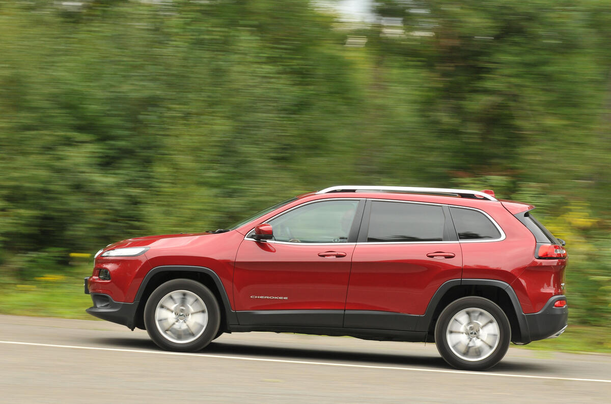 Jeep Cherokee side profile