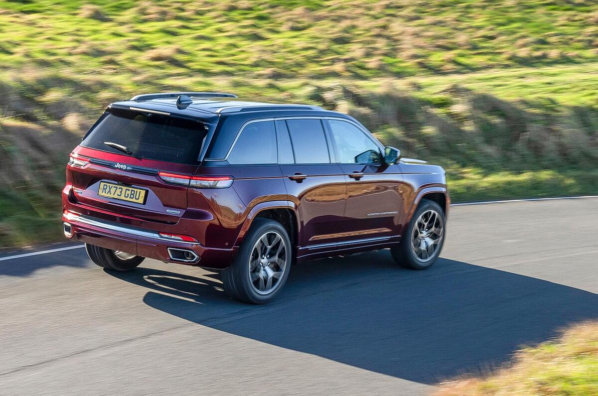 jeep grand cherokee review 2024 02 rear cornering jeep grand cherokee review 2024 02 rear cornering
