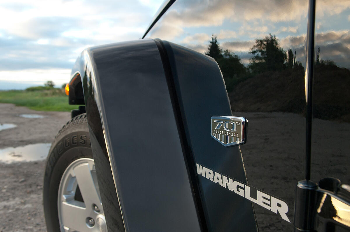 Jeep Wrangler wheelarch