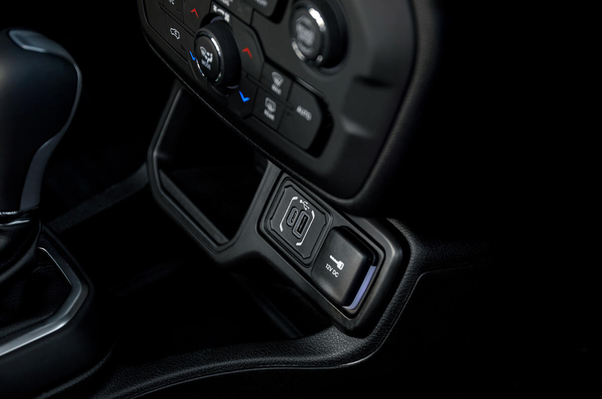 Jeep Renegade usb ports