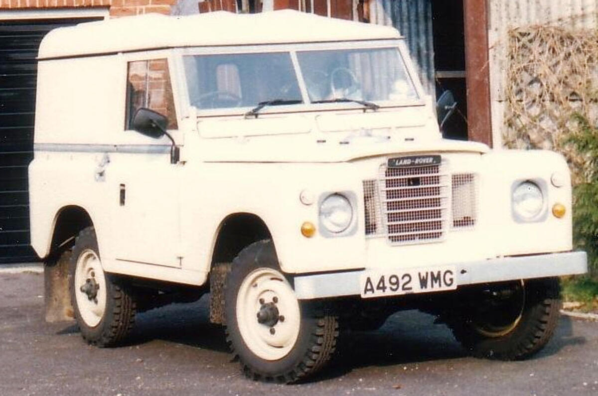 Old car to the rescue as a modern motor breaks down