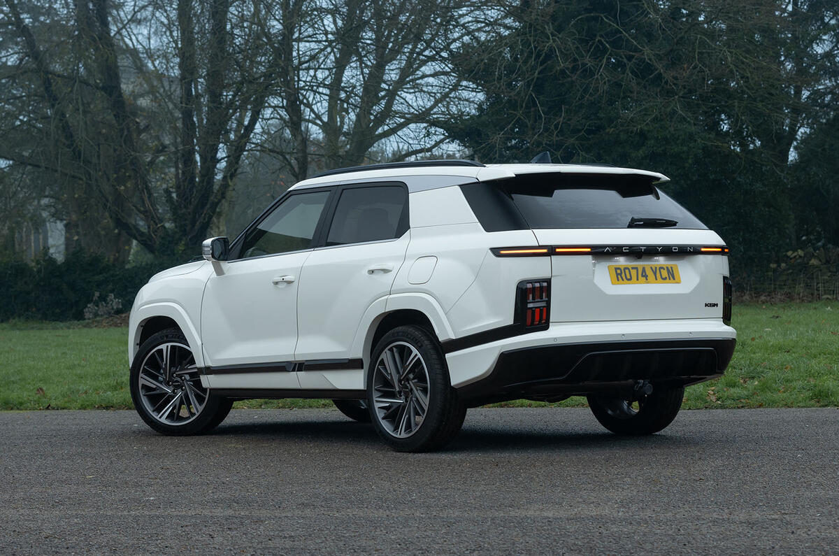 KGM Actyon review 2025002 rear static