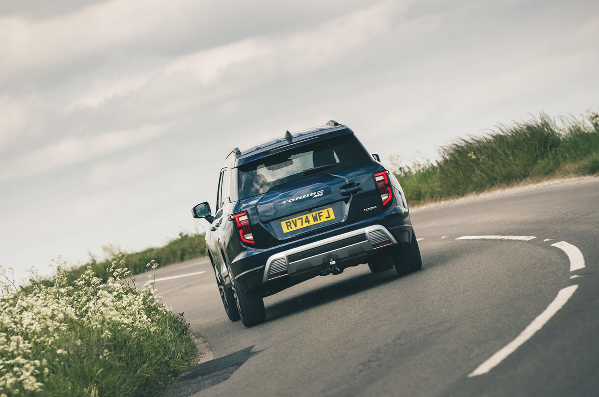 KGM Torres review 2025 03 rear cornering