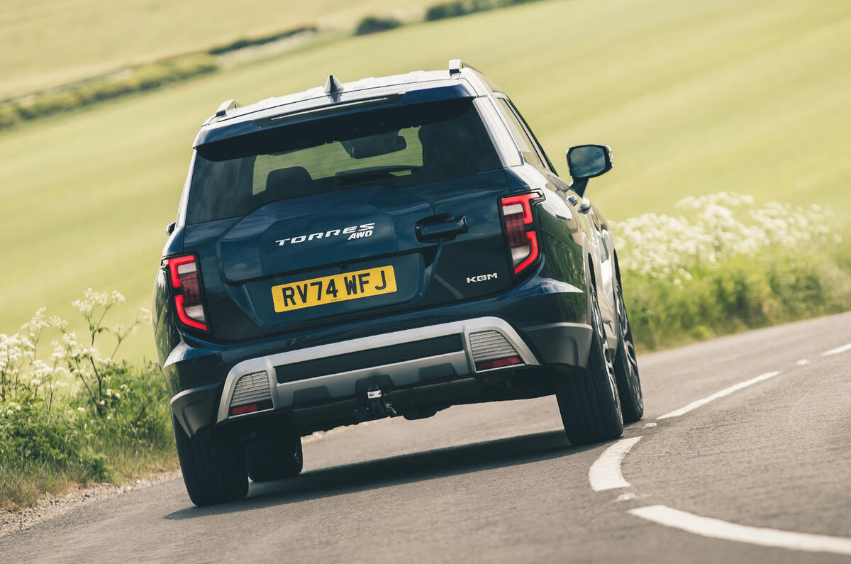 KGM Torres review 2025 23 rear cornering