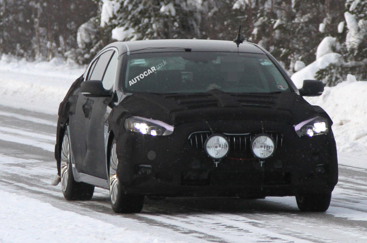 New Kia flagship spied