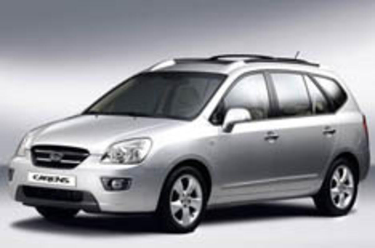 Kia's new Carens in the flesh