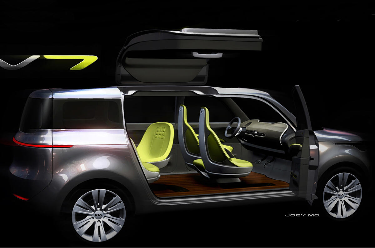 Kia shows dramatic KV7 concept