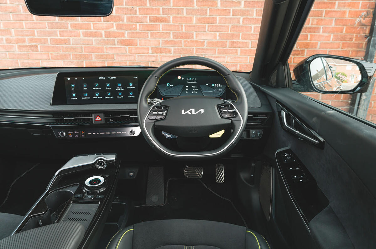 kia ev6 gt review 2023 12 dash