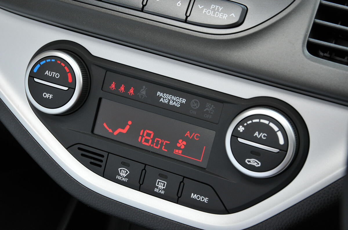 Kia Picanto climate control