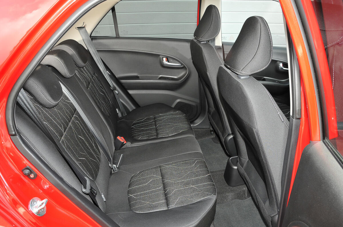 Kia Picanto rear seats