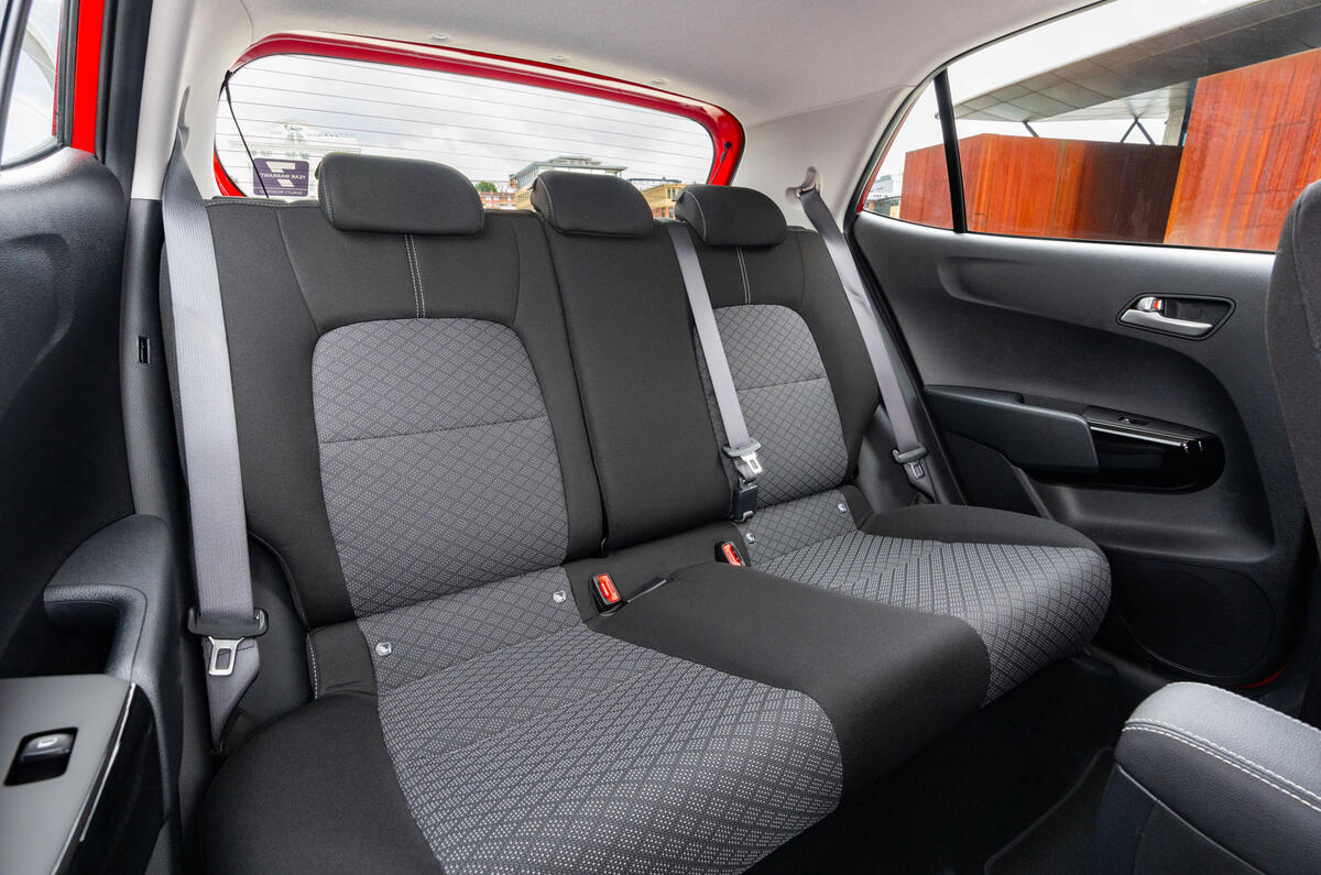 Kia Picanto review 2024 20 back seats