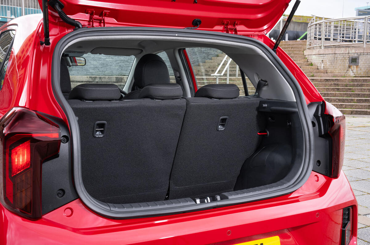 Kia Picanto review 2024 21 boot